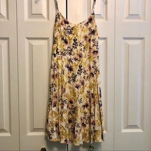 Old Navy Yellow & Purple Floral Sundress